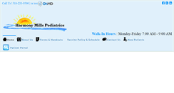 Desktop Screenshot of harmonymillspeds.com