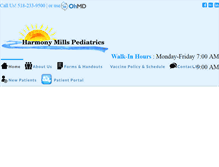 Tablet Screenshot of harmonymillspeds.com